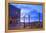 Doge's Palace and Piazzetta against San Giorgio Maggiore in the early morning light, Venice, UNESCO-Hans-Peter Merten-Framed Premier Image Canvas