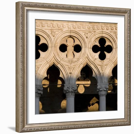 Doge's Palace (Palazzo Ducale Di Venezia), Venice - Architectural Detail-Mike Burton-Framed Photographic Print