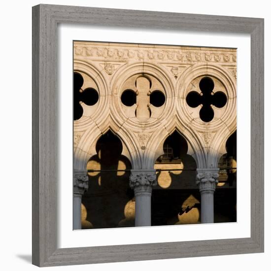 Doge's Palace (Palazzo Ducale Di Venezia), Venice - Architectural Detail-Mike Burton-Framed Photographic Print