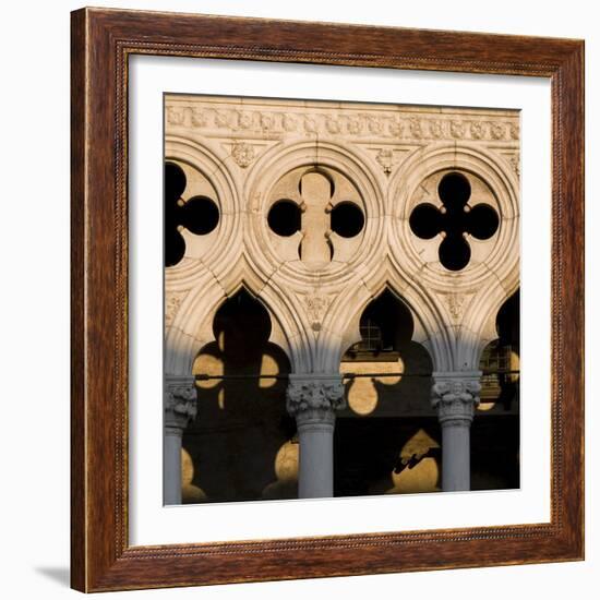 Doge's Palace (Palazzo Ducale Di Venezia), Venice - Architectural Detail-Mike Burton-Framed Photographic Print