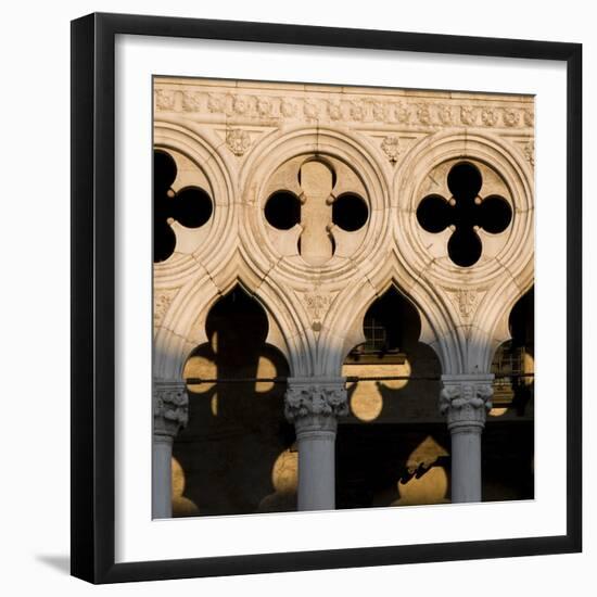 Doge's Palace (Palazzo Ducale Di Venezia), Venice - Architectural Detail-Mike Burton-Framed Photographic Print