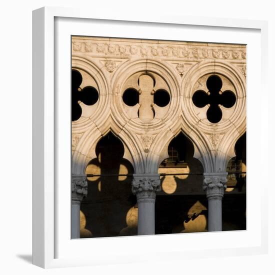 Doge's Palace (Palazzo Ducale Di Venezia), Venice - Architectural Detail-Mike Burton-Framed Photographic Print