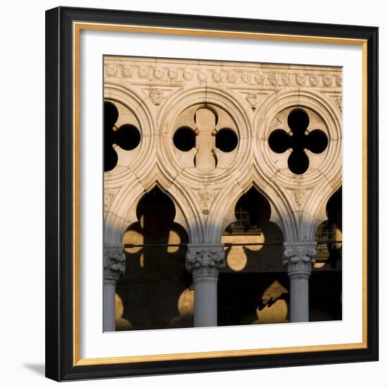 Doge's Palace (Palazzo Ducale Di Venezia), Venice - Architectural Detail-Mike Burton-Framed Photographic Print