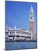 Doges Palace and the Campanile, St. Marks Square, Venice, Unesco World Heritage Site, Veneto, Italy-Guy Thouvenin-Mounted Photographic Print