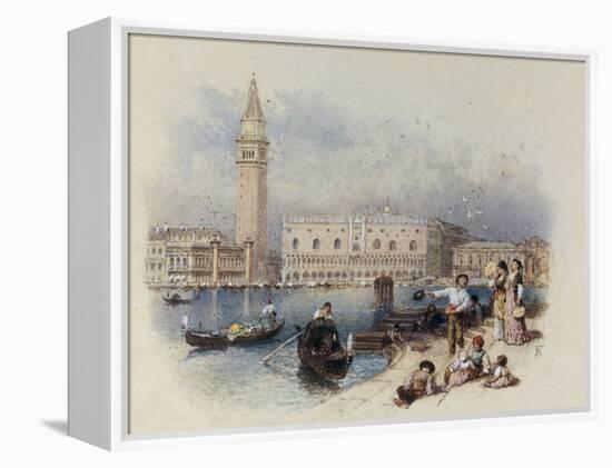 Doges Palace, Venice-Myles Birket Foster-Framed Premier Image Canvas