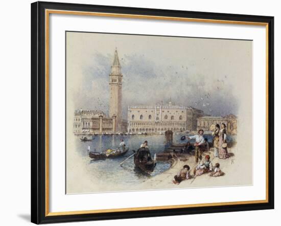 Doges Palace, Venice-Myles Birket Foster-Framed Giclee Print