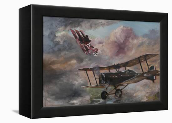 Dogfight 1917-Vincent Alexander Booth-Framed Premier Image Canvas