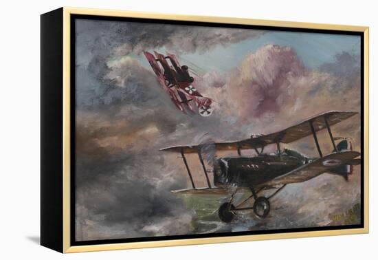 Dogfight 1917-Vincent Alexander Booth-Framed Premier Image Canvas