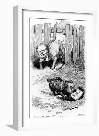 Dogg'D Taken from Punch Magazine, 1912-Leonard Raven-hill-Framed Giclee Print