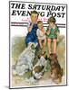 "Doggie Beggars," Saturday Evening Post Cover, May 31, 1930-Ellen Pyle-Mounted Giclee Print