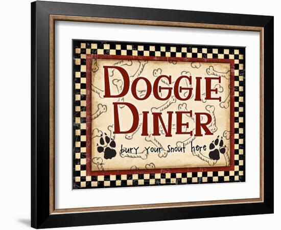 Doggie Diner-Diane Stimson-Framed Art Print