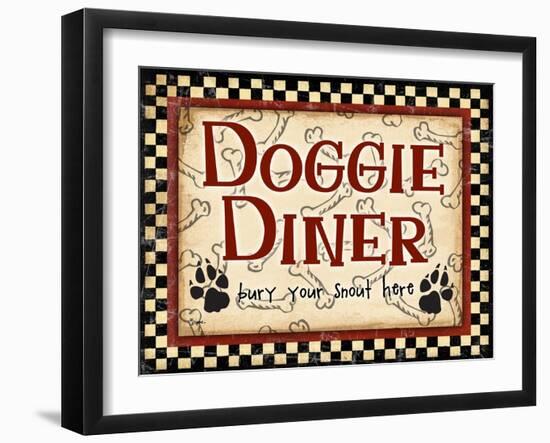 Doggie Diner-Diane Stimson-Framed Art Print