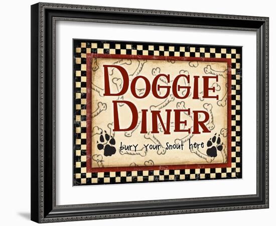 Doggie Diner-Diane Stimson-Framed Art Print