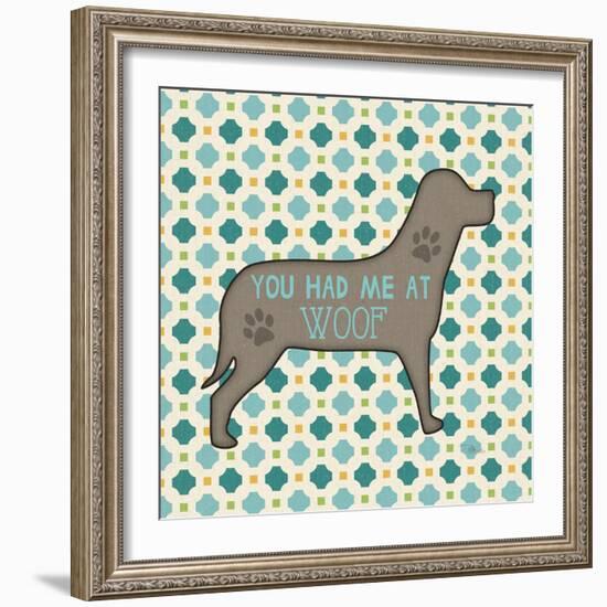 Doggy Sayin III-Pela Studio-Framed Art Print