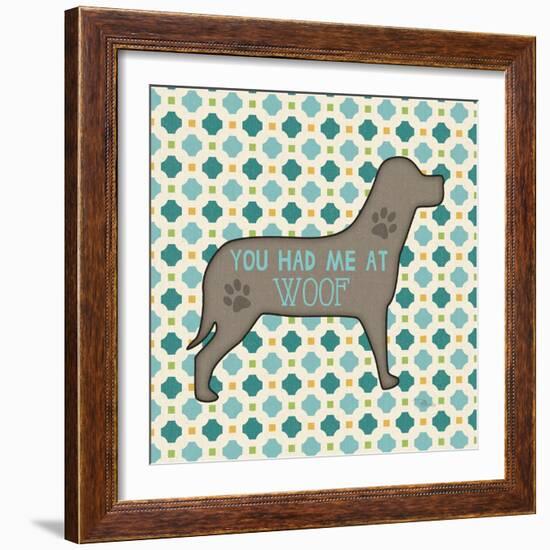 Doggy Sayin III-Pela Studio-Framed Art Print