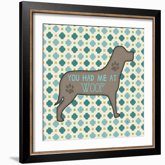 Doggy Sayin III-Pela Studio-Framed Art Print