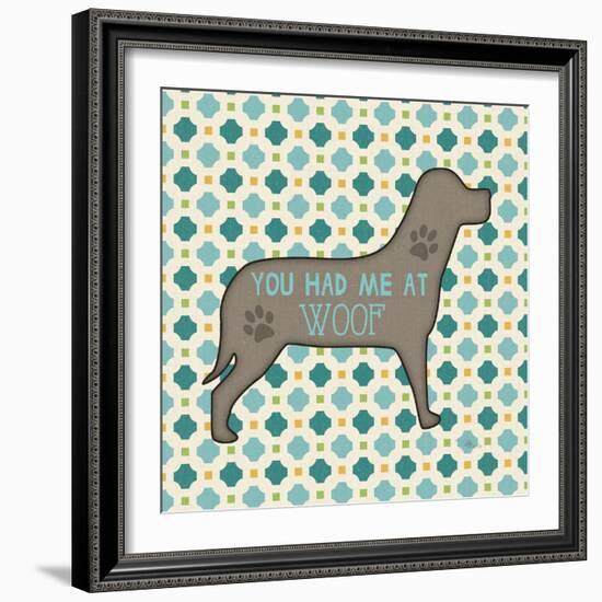 Doggy Sayin III-Pela Studio-Framed Art Print