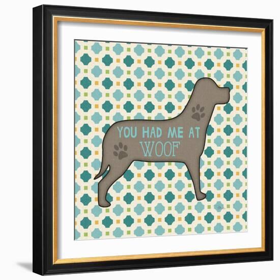 Doggy Sayin III-Pela Studio-Framed Art Print