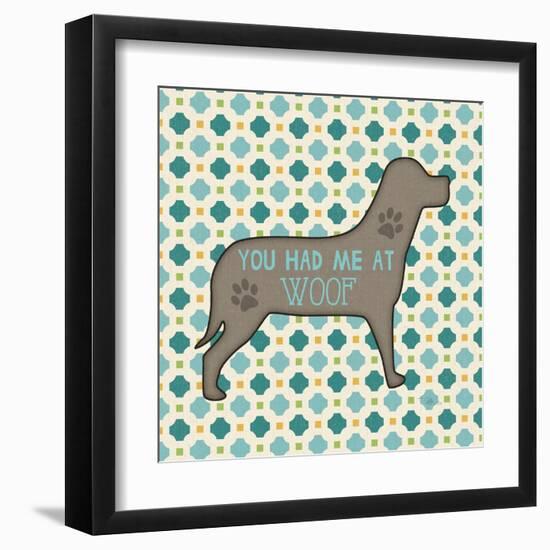 Doggy Sayin III-Pela Studio-Framed Art Print