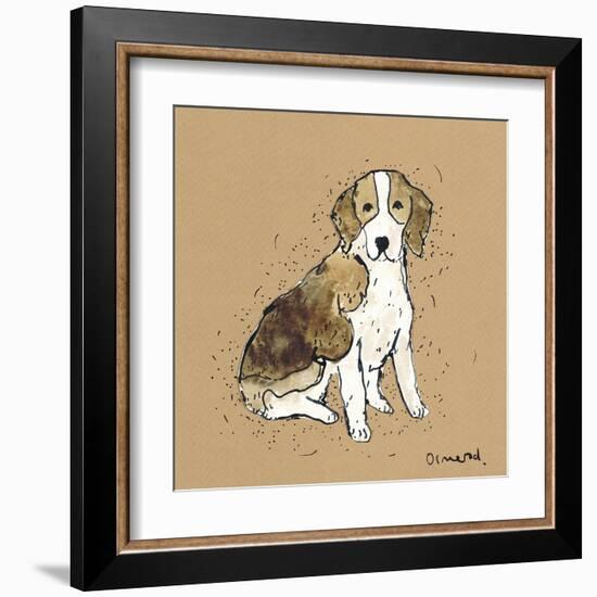 Doggy Tales III-Clare Ormerod-Framed Giclee Print