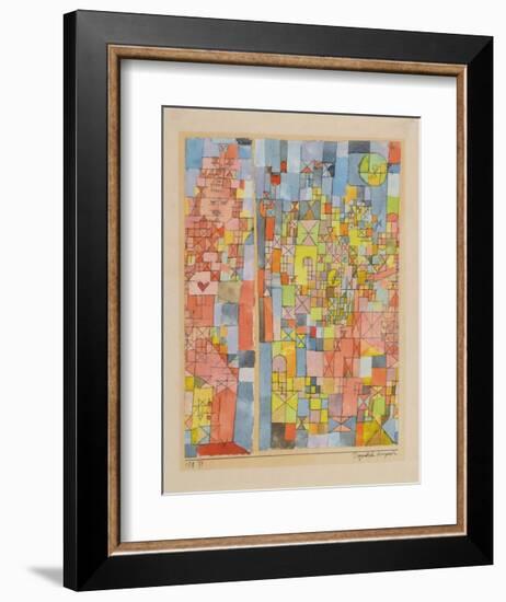 Dogmatic Composition-Paul Klee-Framed Collectable Print