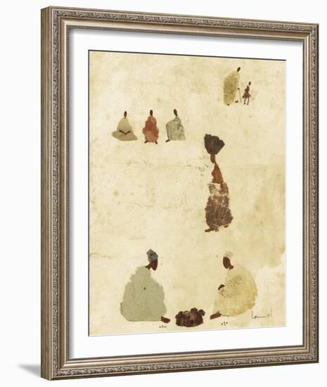 Dogon Village II-Lamiel-Framed Art Print