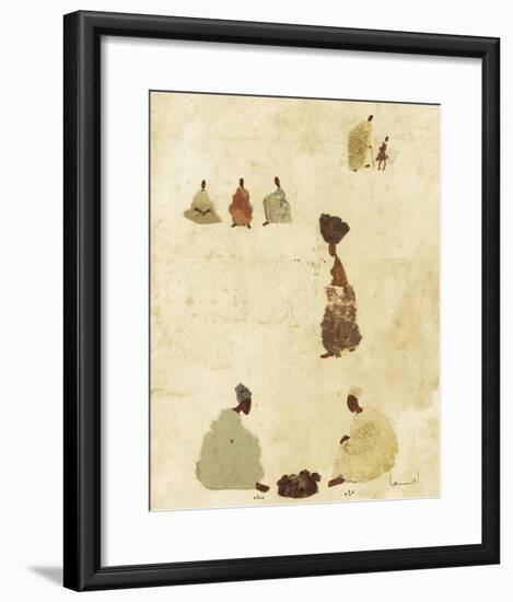 Dogon Village II-Lamiel-Framed Art Print