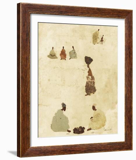 Dogon Village II-Lamiel-Framed Art Print