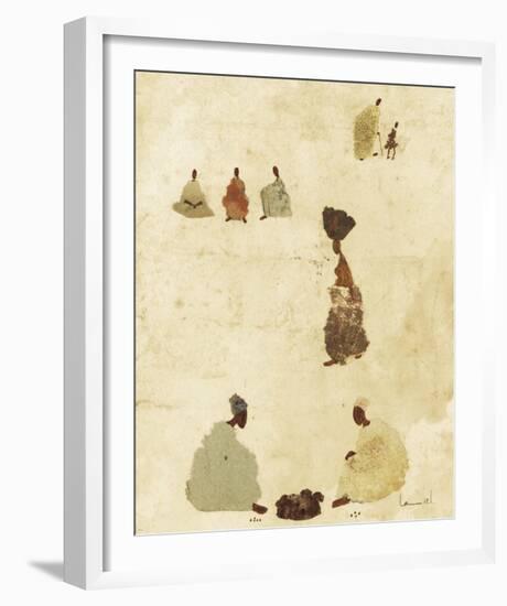 Dogon Village II-Lamiel-Framed Art Print