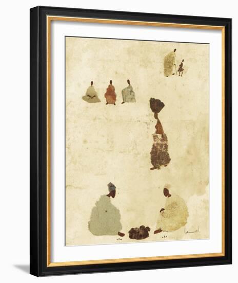 Dogon Village II-Lamiel-Framed Art Print