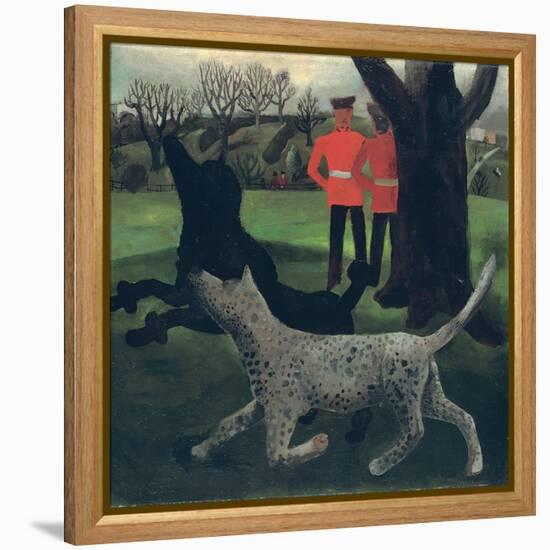 Dogs at Play, 1927-Christopher Wood-Framed Premier Image Canvas