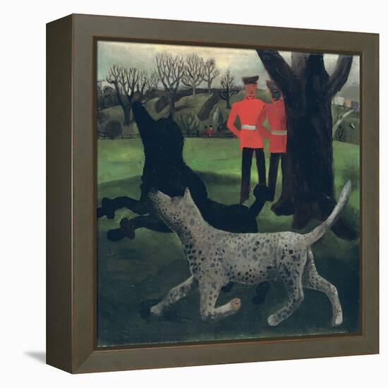 Dogs at Play, 1927-Christopher Wood-Framed Premier Image Canvas