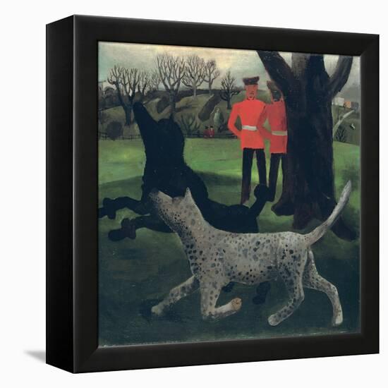 Dogs at Play, 1927-Christopher Wood-Framed Premier Image Canvas