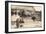 Dogs at the Base of the Statue in Place De La République, Paris, 1905-null-Framed Giclee Print