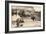 Dogs at the Base of the Statue in Place De La République, Paris, 1905-null-Framed Giclee Print