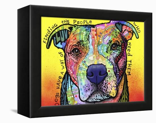 Dogs Have a Way-Dean Russo-Framed Premier Image Canvas
