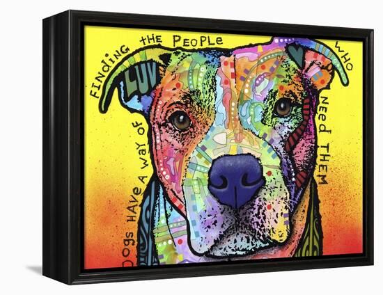 Dogs Have a Way-Dean Russo-Framed Premier Image Canvas