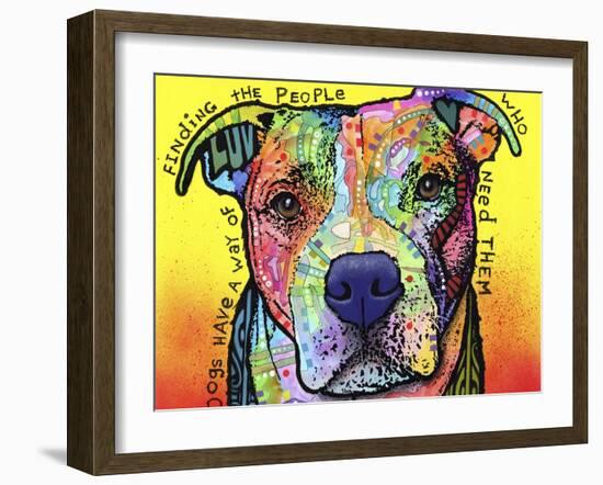 Dogs Have a Way-Dean Russo-Framed Giclee Print