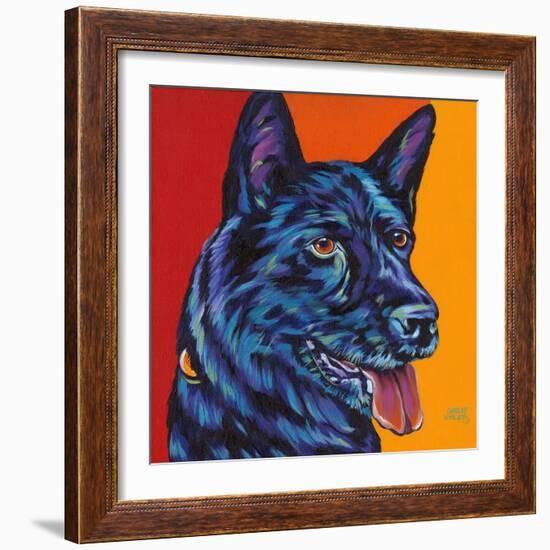 Dogs in Color I-Carolee Vitaletti-Framed Art Print