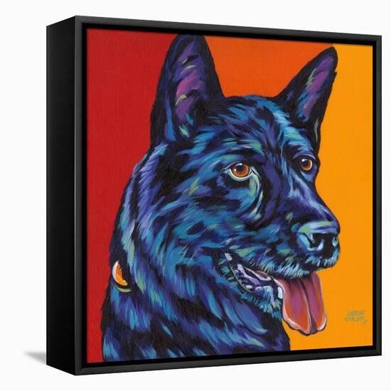 Dogs in Color I-Carolee Vitaletti-Framed Stretched Canvas