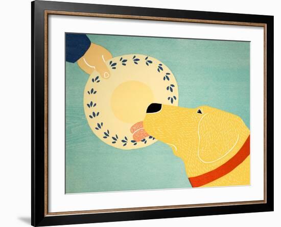 Dogs Like Jobs Yellow-Stephen Huneck-Framed Giclee Print