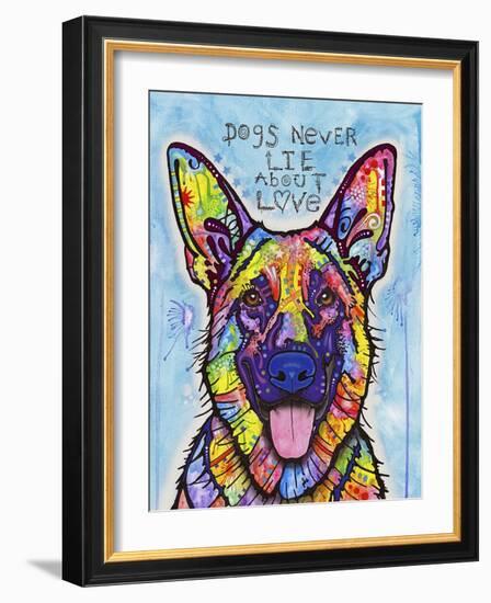 Dogs Never Lie-Dean Russo-Framed Giclee Print