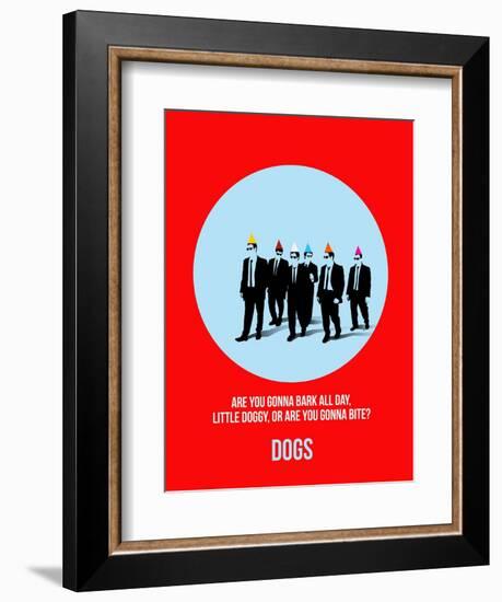 Dogs Poster 2-Anna Malkin-Framed Art Print