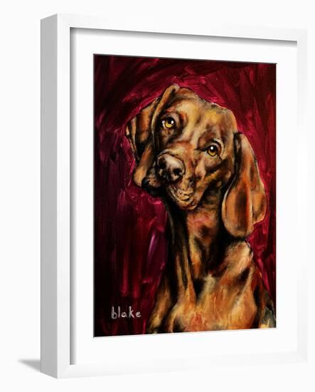 Dogs Rule, C.2021 (Acrylic on Canvas Board)-Blake Munch-Framed Giclee Print