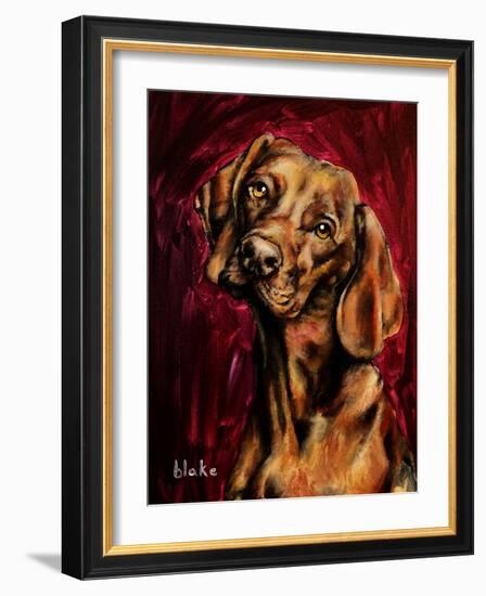 Dogs Rule, C.2021 (Acrylic on Canvas Board)-Blake Munch-Framed Giclee Print