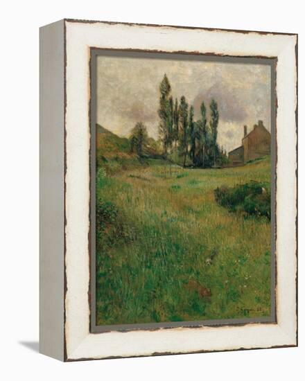 Dogs Running in a Meadow, 1888-Paul Gauguin-Framed Premier Image Canvas