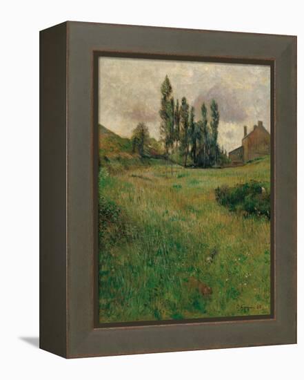 Dogs Running in a Meadow, 1888-Paul Gauguin-Framed Premier Image Canvas