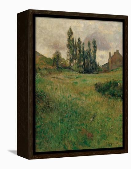 Dogs Running in a Meadow, 1888-Paul Gauguin-Framed Premier Image Canvas