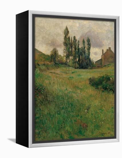 Dogs Running in a Meadow, 1888-Paul Gauguin-Framed Premier Image Canvas