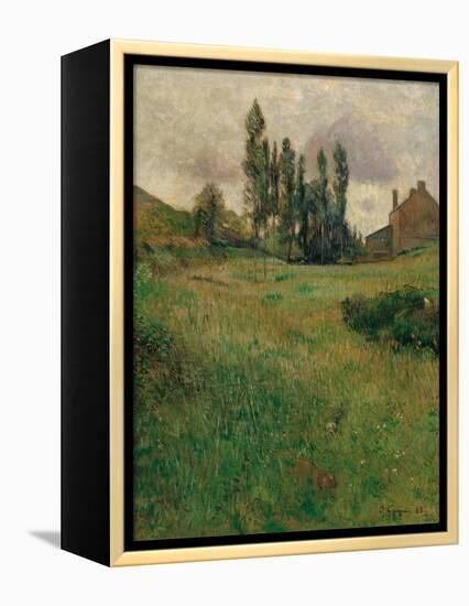 Dogs Running in a Meadow, 1888-Paul Gauguin-Framed Premier Image Canvas
